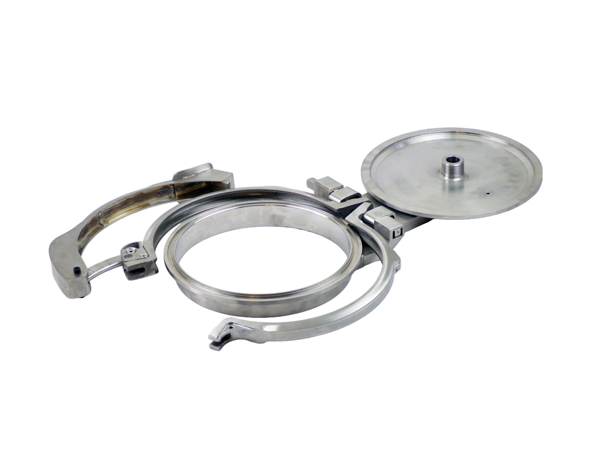 Metal prototype parts produced by CNC machining