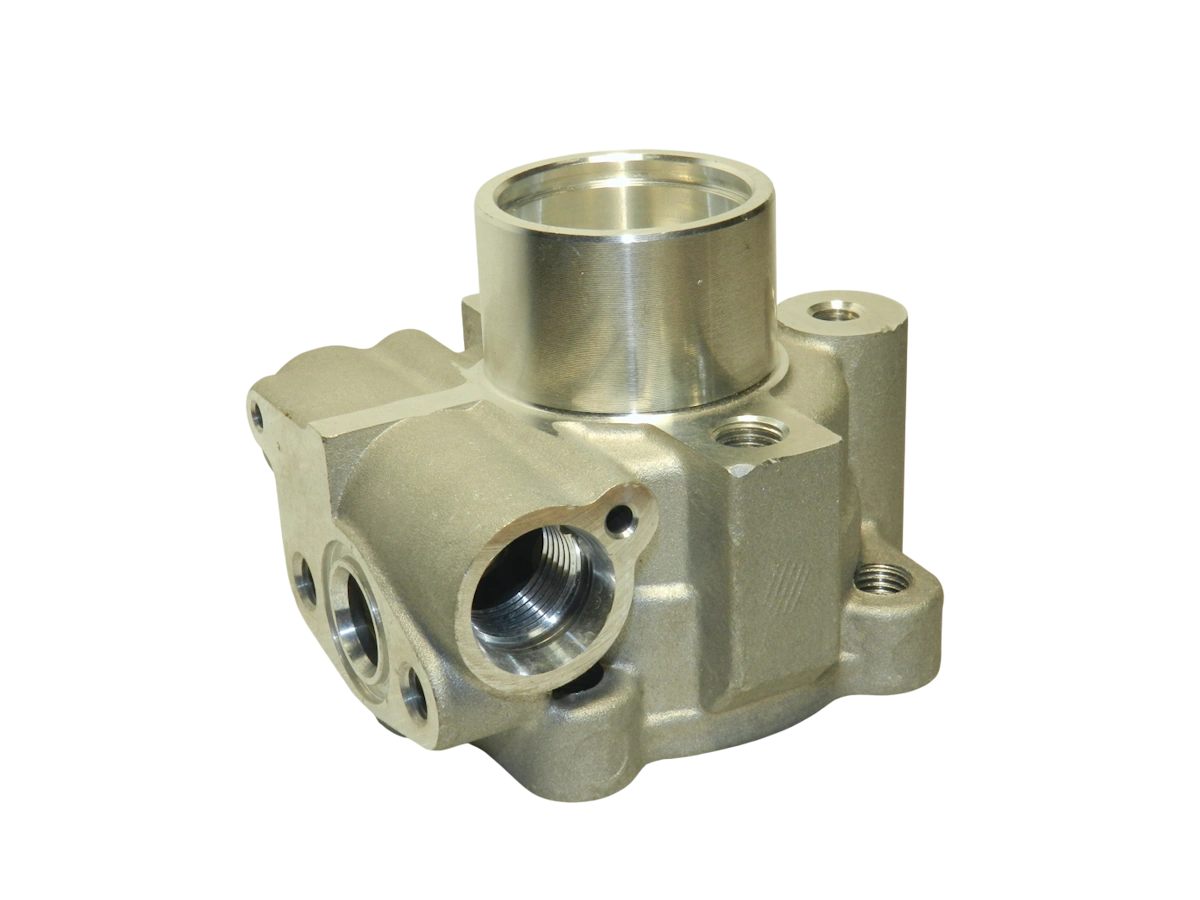 Metal prototype parts produced by CNC machining