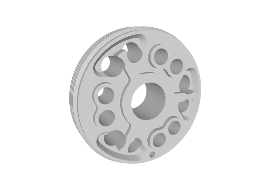 3D model of shock absorber piston